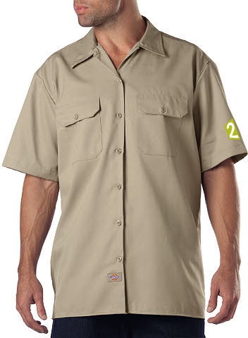 dickies short sleeve shirt