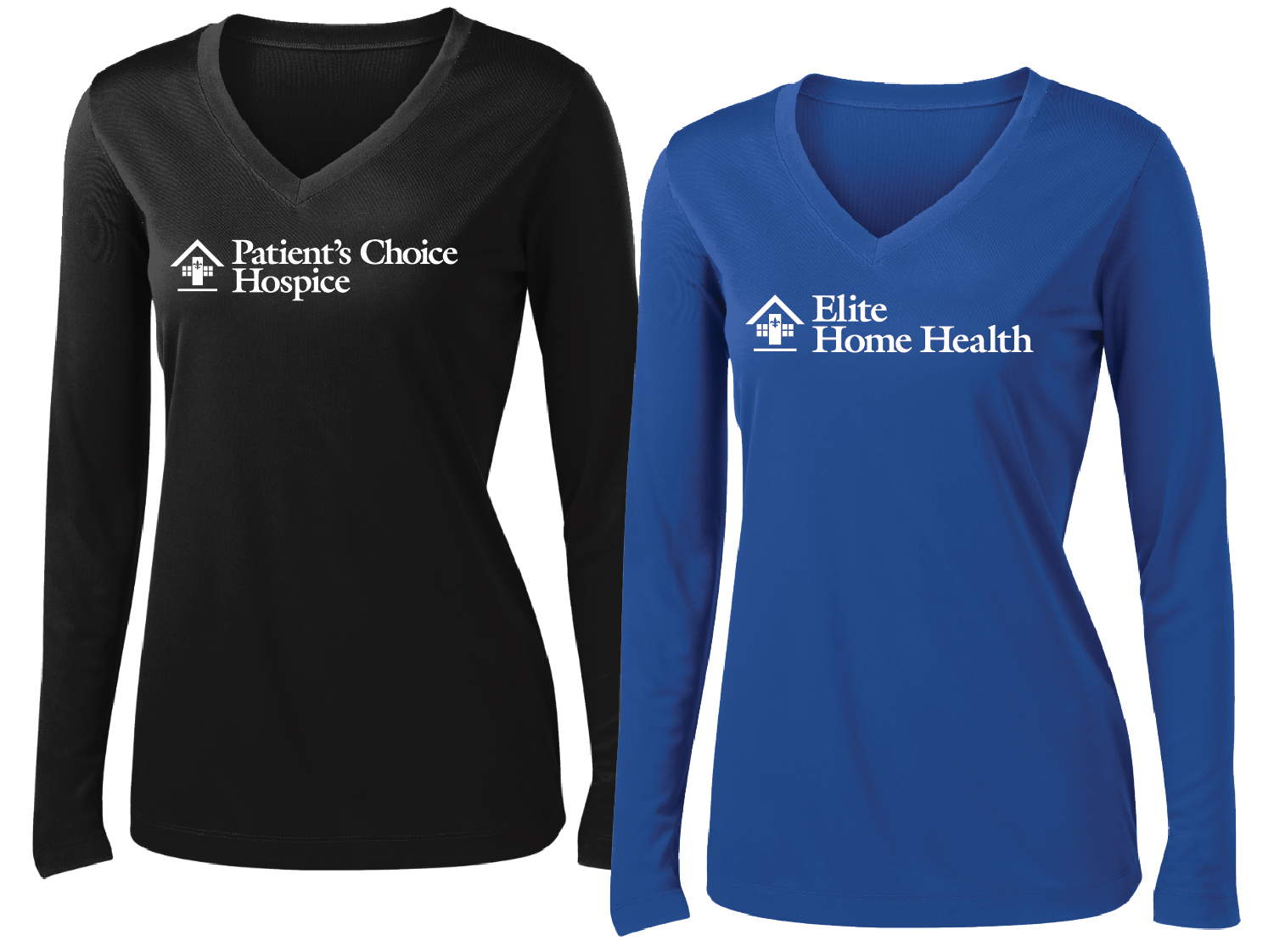 *DRY FIT* LHC Long Sleeve Ladies Branch Tee (One color logo)  