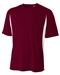 A4 Men's Cooling Performance Color Blocked T-Shirt - N3181-STMB