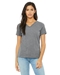 Bella + Canvas Ladies' Relaxed Triblend V-Neck T-Shirt - 6415-RE