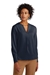 Brooks Brothers Women's Open-Neck Satin Blouse - BB18009-ABO