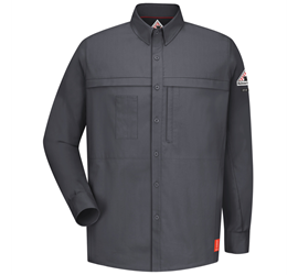 Bulwark iQ Series Comfort Woven Concealed Pocket Shirt 