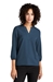 MERCER+METTLE Women's Stretch Crepe 3/4-Sleeve Blouse - MM2011-GCB