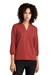 MERCER+METTLE Women's Stretch Crepe 3/4-Sleeve Blouse - MM2011-ABO