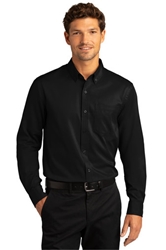 Port Authority® Long Sleeve SuperPro ™ React™ Twill Shirt 