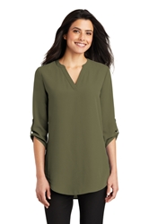 Port Authority Womens 3/4-Sleeve Tunic Blouse 