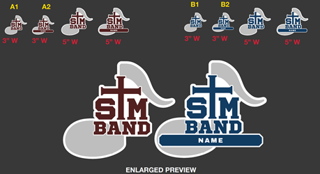 STM Band Decal 