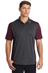 Sport-Tek Colorblock Micropique Sport-Wick Polo 