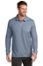 TravisMathew Oceanside Heather Long Sleeve Polo - TM1MZ343-RCG