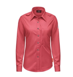 iQ Series Womens Midweight Comfort Snap-Front Woven Shirt 